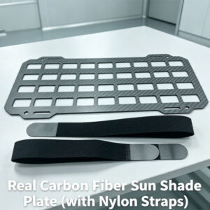 Carbon Fiber storage bag hanging board L12.01"xW6.38"