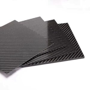 Black Carbon Fiber Plate W39.4″xL39.4″