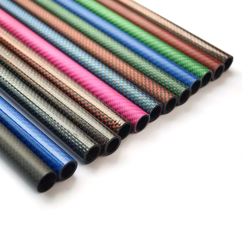 · Colored carbon fiber tubes: pigment resin layer impact on overall mechanical performance