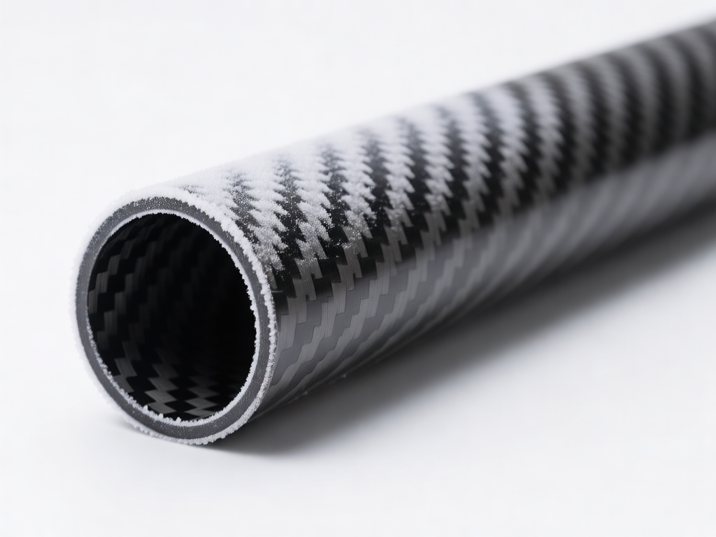 Textured Frosted Carbon Tube Surface Treatment for Anti-Slip Handheld Equipment