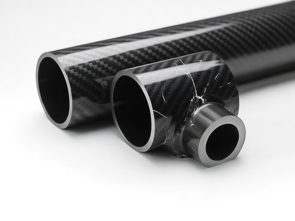 Semi-Gloss Intermediate Finish Carbon Tube: Balancing Texture and Scratch Resistance